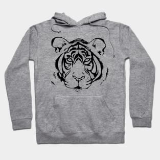 Tiger Head Hoodie